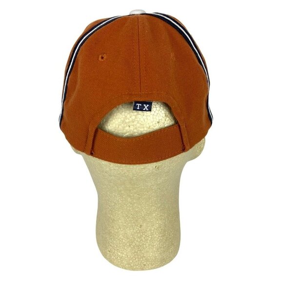 Texas Longhorns Embroidered Cap L/XL White & Orange Stretch Fit UT - Picture 3 of 7